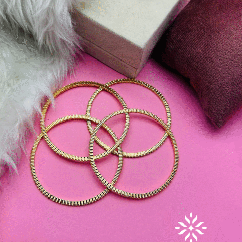 Thin Diamond Bangles