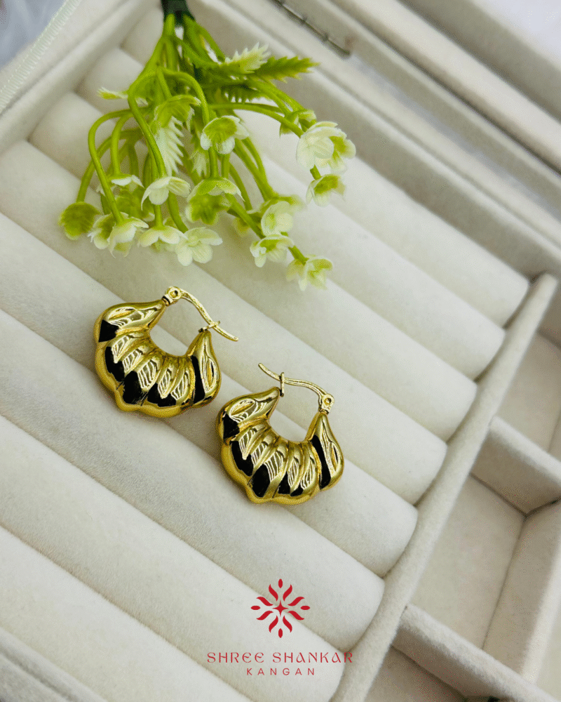 Gold-toned Hoop Earrings