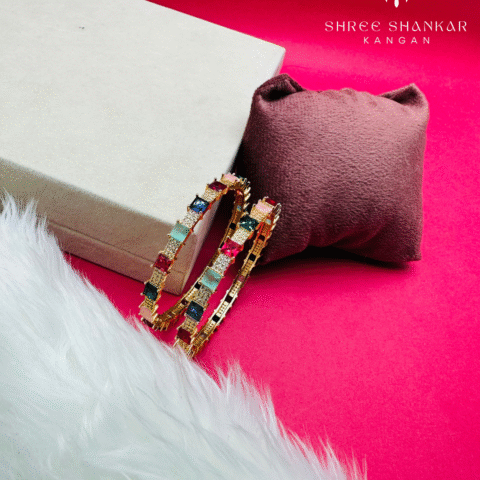 Colourful Square Bangles
