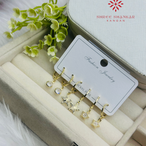 Brass Zircon Stone