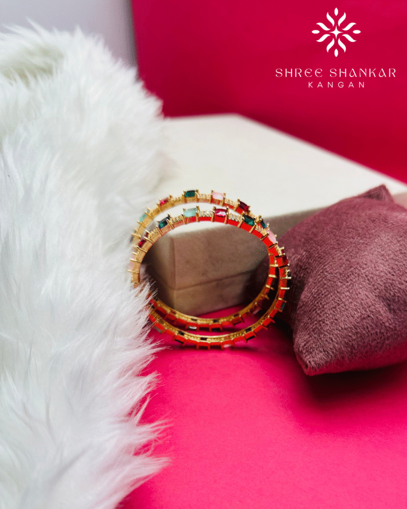 Colourful Square Bangles - Image 2