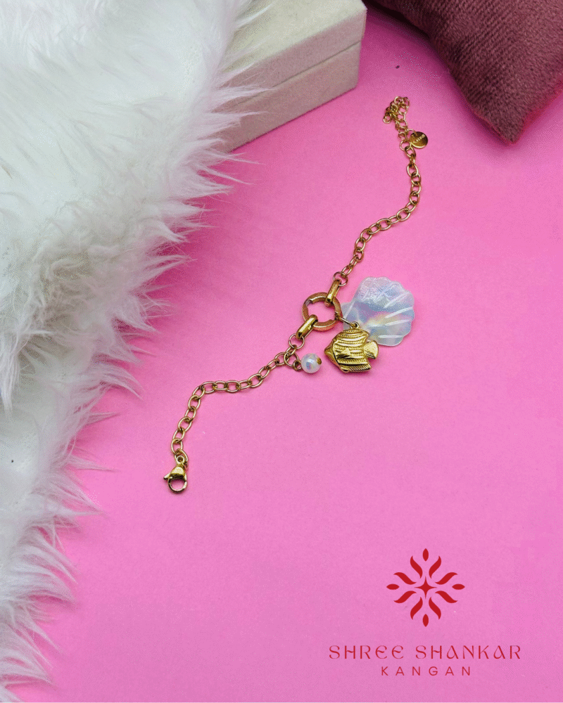 Shell Golden Fish Bracelet