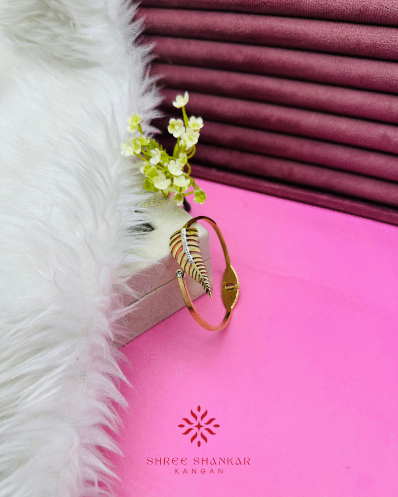 Rose Gold Feather Bracelet