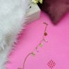 Green Hearts Bracelet