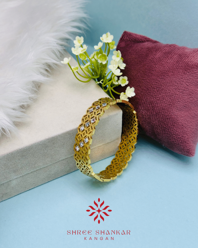 Semi Diamond Bangle