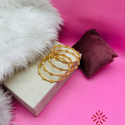 Lock Heart Bangles