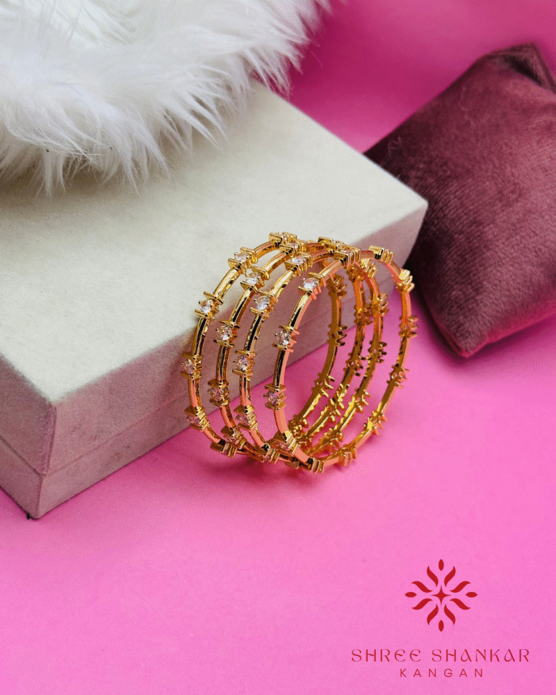 Lock Heart Bangles - Image 2