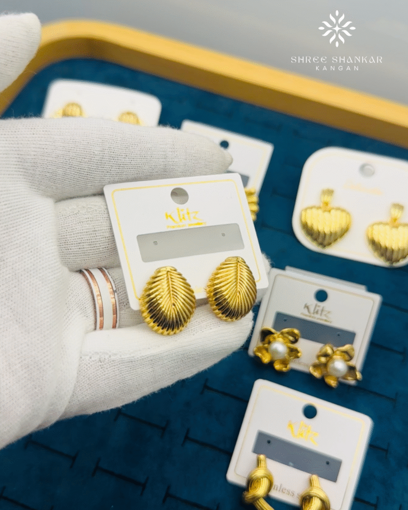 Golden Leaf Earrings