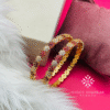 Red White Flower Bangles